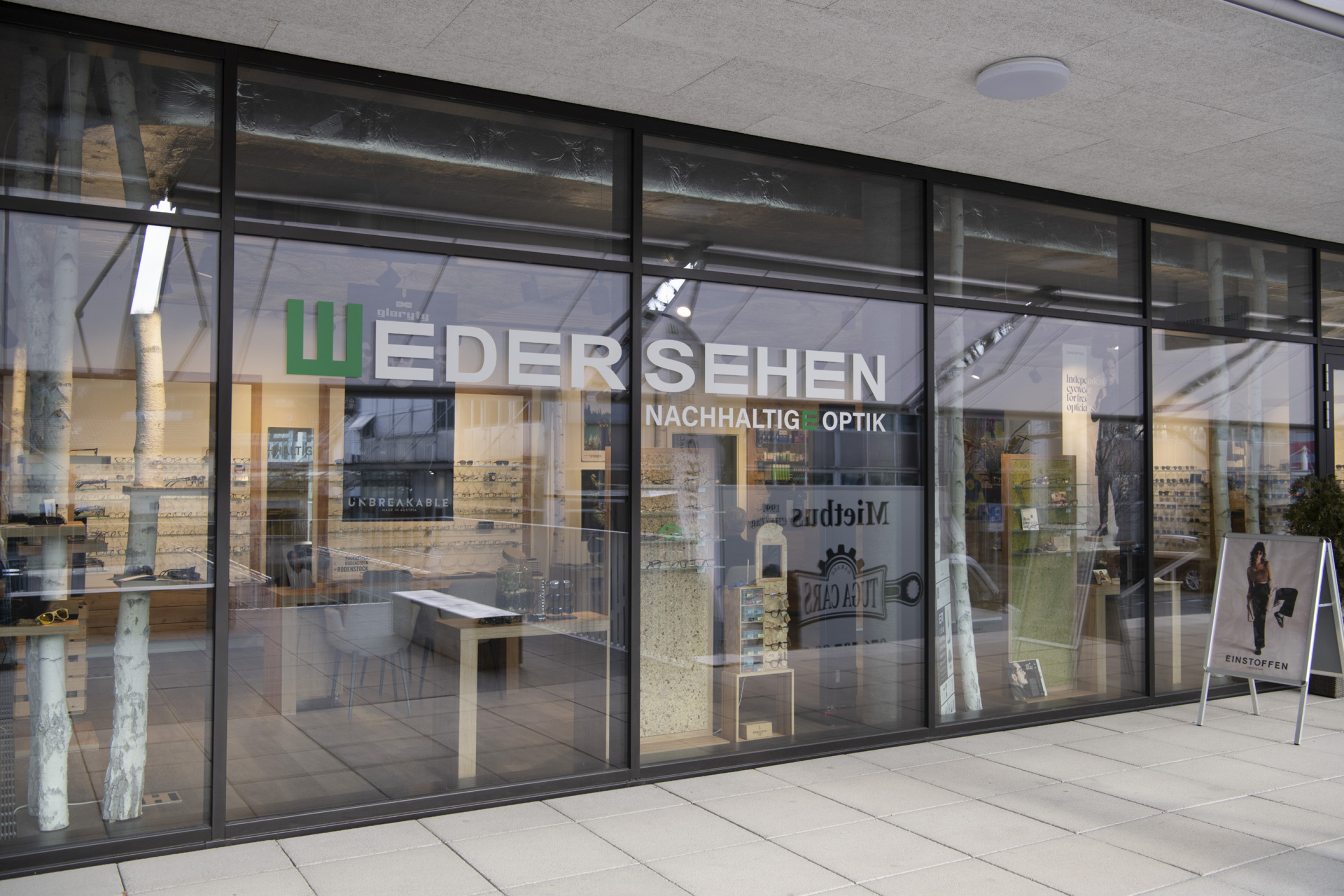 Aussenansicht von WEDER SEHEN | Optiker Ittigen bei Bern: Brillen & Sehtests